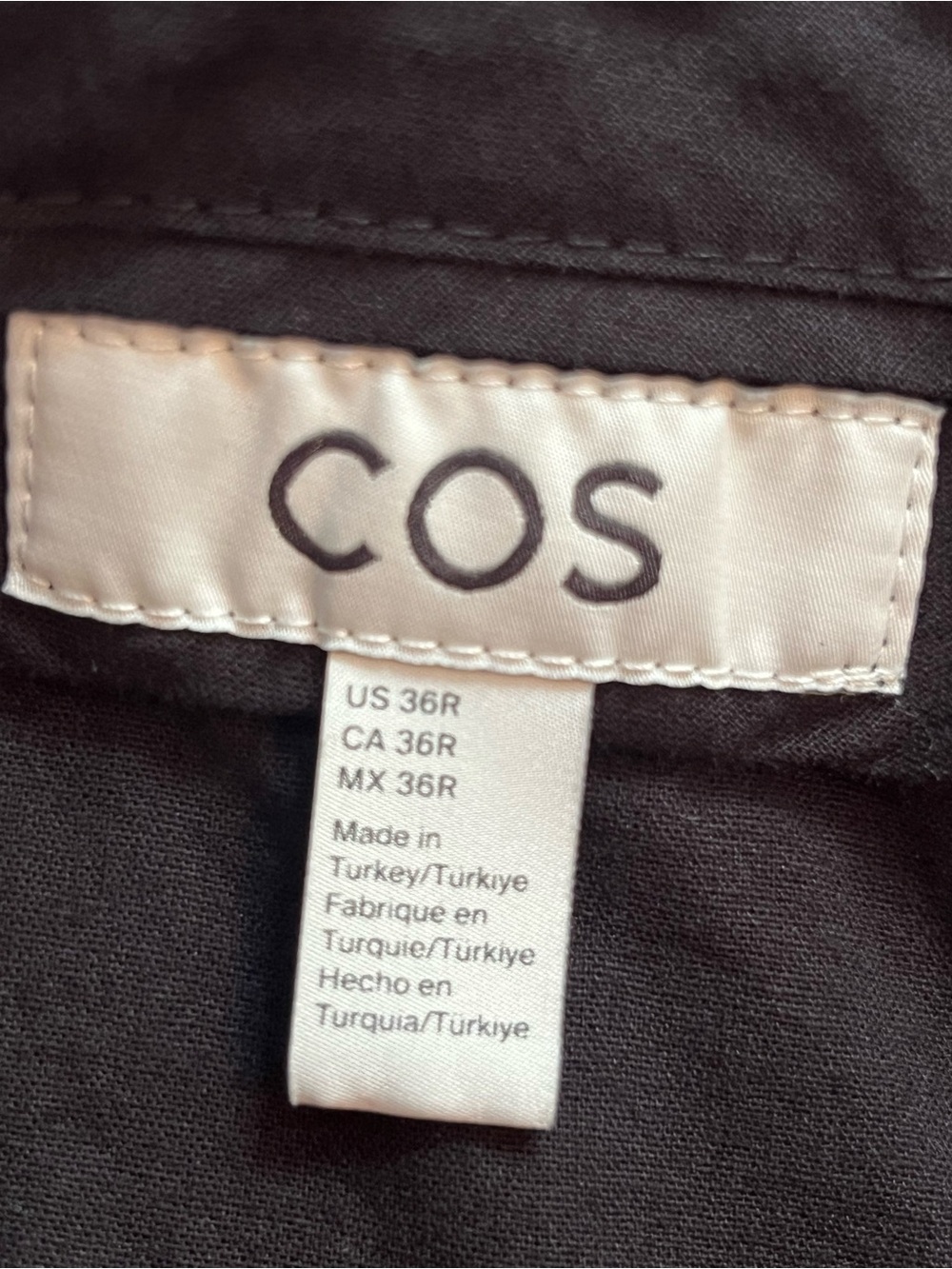 COS 100% Wool Tailored Dress Pants Black Career Office 36R The Boys - Picture 8 of 13